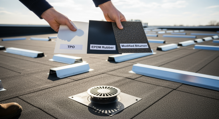 Featured image for Flat Roof Materials for Michigan